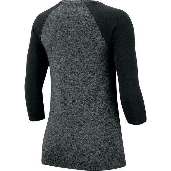 Atlanta Falcons Women's Nike Marled Raglan Tee - Picture 2 of 2